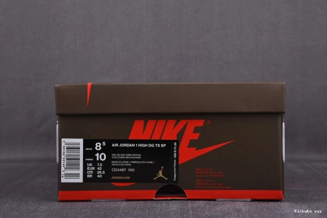 'TRAVIS OG SP CD4487-100 AIR - JORDAN SCOTT' TS 1 2.0 HIGH 0810